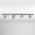 Astro Lighting Ascoli 4 Light Bar Matt Nickel Adjustable Bar Ceiling Spotlight 