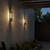 Harvard PVD Brushed Gunmetal 35cm IP44 Wall Light