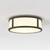 Mashiko Bronze Round 23cm IP44 Bathroom Ceiling Light