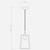 Calvi Black 21.5cm IP23 Outdoor Pendant Light