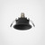 Minima Slimline Matt Black Round Adjustable Fire-Rated Recessed Ceiling Light