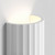 Kymi 2 Light White Plaster Up and Down 30cm Wall Light