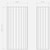 Astro Lighting Kymi 2 Light White Plaster Up and Down 30cm Wall Light 