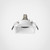 Minima Slimline Matt White Square Adjustable Fire-Rated Recessed Ceiling Light