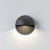 Tivola Black 3000K LED IP65 Recessed Wall Light