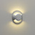 Beam Matt Painted Silver Up and Down LED IP67 Recessed Wall Light