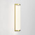 Versailles Matt Gold 37cm 3000K LED IP44 Bathroom Wall Light