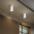 Kos White Concrete Round IP44 Coastal Downlight