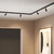 Can Matt Black 3cm 48V Track DALI LED Ceiling Spotlight