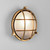 Thurso Cast Brass Round IP44 Outdoor Wall Light