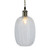 Oaks Lighting Riverwood Clear Ribbed Glass 17cm Easy Fit Pendant Shade Only 