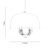 Lalla Cream 20cm LED Pendant Light