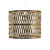 Oaks Lighting Camena Metal Gold Easy Fit Pendant Shade Only 