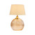 Oaks Lighting Granby Amber Glass Ball 25cm Base Only Table Lamp 