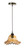 Oaks Lighting Sarina Amber Glass Easy Fit Pendant Shade Only 