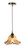 Oaks Lighting Sarina Amber Glass Easy Fit Pendant Shade Only 