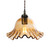 Oaks Lighting Sarina Amber Glass Easy Fit Pendant Shade Only 