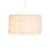 C101 White Drum Feather 35cm Shade Only