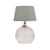 Oaks Lighting Granby Clear Glass Ball 25cm Base Only Table Lamp 