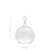 Oaks Lighting Granby Clear Glass Ball 25cm Base Only Table Lamp 