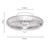 Ashwell 3 Light Chrome with Clear Ribbed Shade Flush Ceiling Light