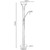 Mother and Child 2 Light Antique Chrome with Adjustable LED Floor Lamp