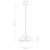 Oaks Lighting Hamilton Bronze with Matt Bronze Faded Glass Pendant Light 