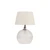 Oaks Lighting Granby Clear Glass Ball 20cm Base Only Table Lamp 