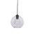 Oaks Lighting Finke Black with Clear and Ribbed Diffusers Pendant Light  