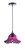 Oaks Lighting Sarina Purple Glass Easy Fit Pendant Shade Only 
