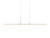 Oaks Lighting Exton Black LED Bar Pendant Light 