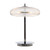 Ashwell Chrome with Clear Ribbed Glass Shade Table Lamp