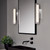 io Polished Chrome 3000K 42cm LED IP44 Bathroom Wall Light