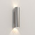 Ava 2 Light Brushed Stainless Steel IP65 Coastal Wall Light