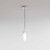 Ottavino Polished Chrome with Clear and White Glass Shade IP44 Bathroom Pendant Light