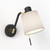 Edward Matt Black and Gold Bracket Only Wall Light