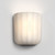 Veo Bronze with White Glass Wall Light