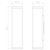 Ava 2 Light Black 30cm IP65 Wall Light