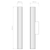 io Matt Black 3000K 66.5cm LED IP44 Bathroom Wall Light