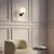 Ella 2 Light Light-Bronze with Porcelain Shade Wall Light