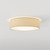 Cambria 3 Light Putty 48cm Shaded Flush Ceiling Light