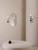 Orb Matt Black with White Diffuser IP44 Bathroom Wall Light