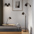 Edward Matt Black and Gold Base Only Floor Lamp