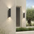 Ava 2 Light Brushed Gunmetal IP65 Coastal Wall Light
