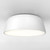 Taiko 3 Light Matt White with White Diffuser Flush Ceiling Light