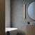 Atticus Matt Black 90cm 3000K LED IP44 Bathroom Wall Light