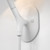 Arbor Plug-In Matt White with White Shade Wall Light