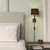 Arbor Plug-In Matt White with White Shade Wall Light