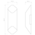 Ako Matt Black and Gold 42cm LED Wall Light