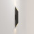 Ako Matt Black and Gold 60cm LED Wall Light